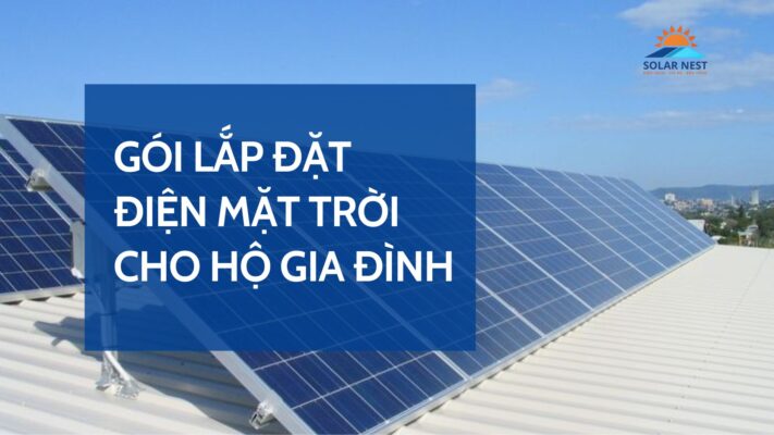 gói lắp đặt điện mặt trời cho hộ gia đình